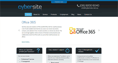 Desktop Screenshot of cybersite.net.au