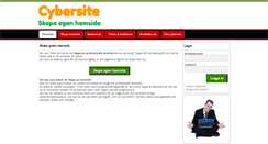 Desktop Screenshot of cybersite.se