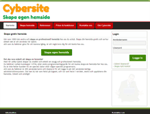 Tablet Screenshot of cybersite.se