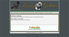 Desktop Screenshot of gelitus.cybersite.nu